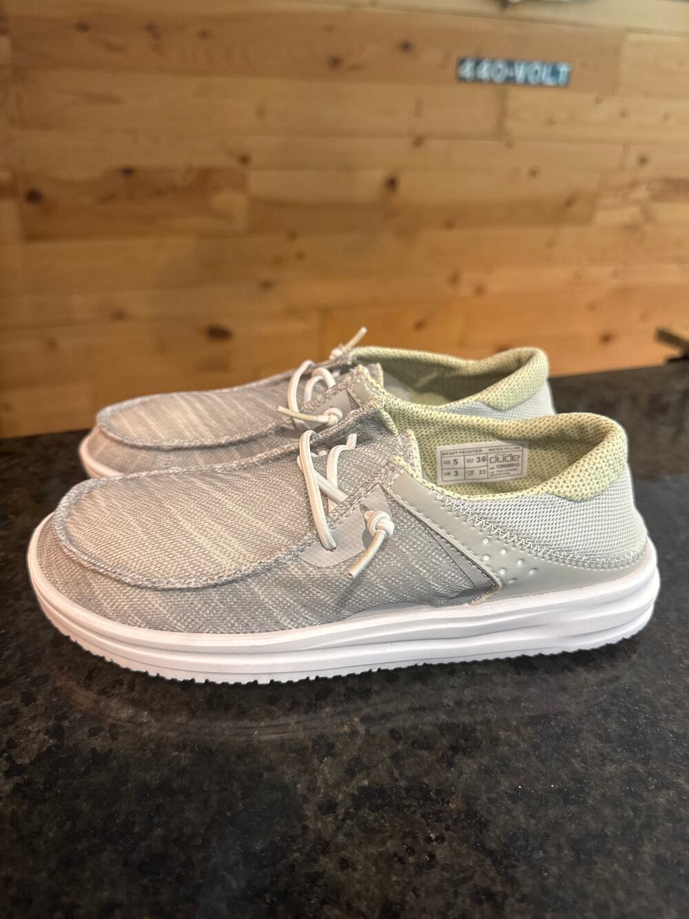 Hey Dude Wendy Frontier Misted Yellow Women's Size 5
